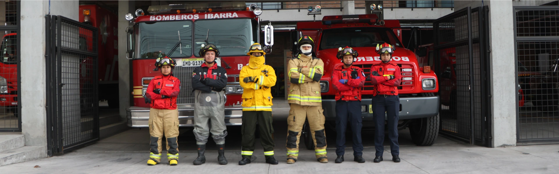 Cuerpo de Bomberos de Ibarra en acción